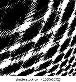 Black and white grunge stripe line vector background. Abstract halftone illustration background. Grunge grid background pattern
