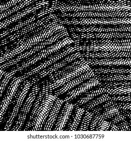 Black and white grunge stripe line vector background. Abstract halftone illustration background. Grunge grid background pattern
