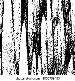 Black and white grunge stripe line vector background. Abstract halftone illustration background. Grunge grid background pattern
