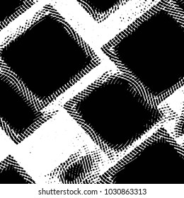 Black and white grunge stripe line vector background. Abstract illustration background. Grunge grid background pattern
