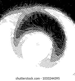 Black and white grunge stripe line vector background. Abstract halftone illustration background. Grunge grid background pattern
