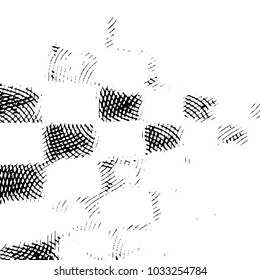 Black and white grunge stripe line vector background. Abstract halftone illustration background. Grunge grid background pattern
