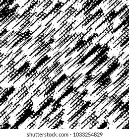 Black and white grunge stripe line vector background. Abstract halftone illustration background. Grunge grid background pattern
