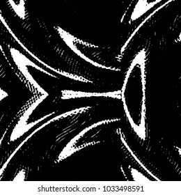 Black and white grunge stripe line vector background. Abstract halftone illustration background. Grunge grid background pattern
