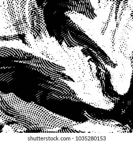 Black and white grunge stripe line vector background. Abstract halftone illustration background. Grunge grid background pattern
