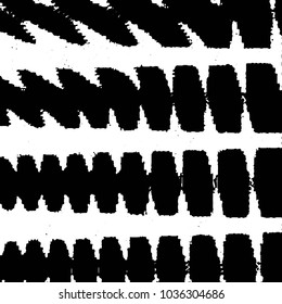 Black and white grunge stripe line vector background. Abstract halftone illustration background. Grunge grid background pattern
