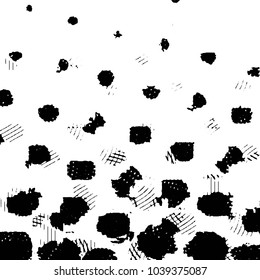 Black and white grunge stripe line vector background. Abstract halftone illustration background. Grunge grid background pattern
