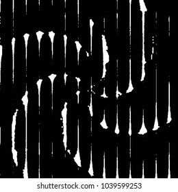 Black and white grunge stripe line vector background. Abstract halftone illustration background. Grunge grid background pattern
