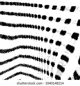 Black and white grunge stripe line vector background. Abstract halftone illustration background. Grunge grid background pattern
