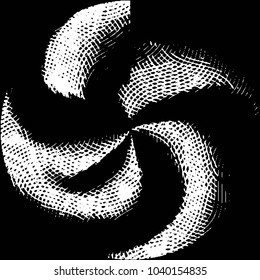 Black and white grunge stripe line vector background. Abstract halftone illustration background. Grunge grid background pattern
