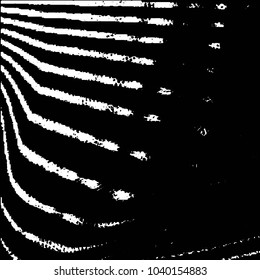 Black and white grunge stripe line vector background. Abstract halftone illustration background. Grunge grid background pattern

