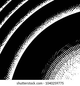 Black and white grunge stripe line vector background. Abstract halftone illustration background. Grunge grid background pattern
