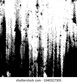 Black and white grunge stripe line vector background. Abstract halftone illustration background. Grunge grid background pattern