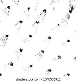 Black and white grunge stripe line vector background. Abstract halftone illustration background. Grunge grid background pattern
