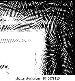 Black and white grunge stripe line vector background. Abstract halftone illustration background. Grunge grid background pattern
