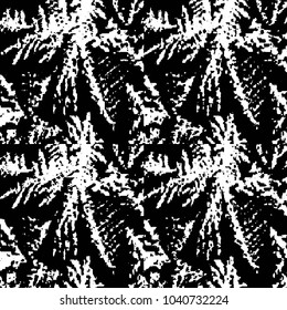 Black and white grunge stripe line vector background. Abstract halftone illustration background. Grunge grid background pattern
