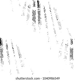 Black and white grunge stripe line vector background. Abstract halftone illustration background. Grunge grid background pattern
