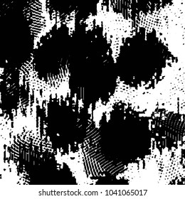 Black and white grunge stripe line vector background. Abstract halftone illustration background. Grunge grid background pattern
