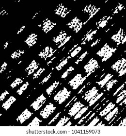 Black and white grunge stripe line vector background. Abstract halftone illustration background. Grunge grid background pattern
