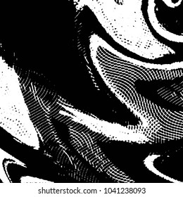 Black and white grunge stripe line vector background. Abstract halftone illustration background. Grunge grid background pattern

