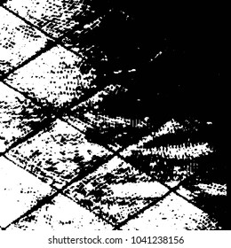 Black and white grunge stripe line vector background. Abstract halftone illustration background. Grunge grid background pattern

