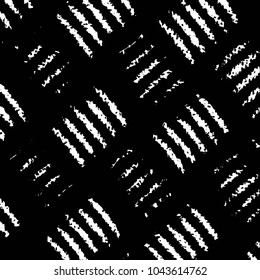 Black and white grunge stripe line vector background. Abstract halftone illustration background. Grunge grid background pattern
