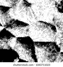 Black and white grunge stripe line vector background. Abstract halftone illustration background. Grunge grid background pattern

