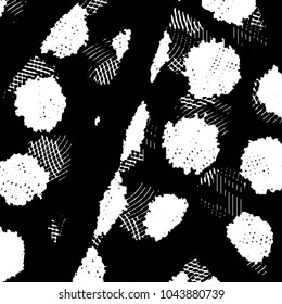 Black and white grunge stripe line vector background. Abstract halftone illustration background. Grunge grid background pattern
