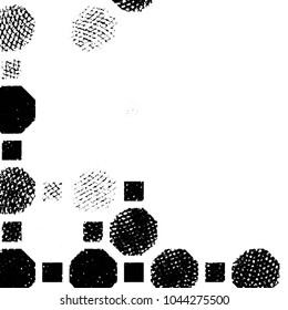 Black and white grunge stripe line vector background. Abstract halftone illustration background. Grunge grid background pattern
