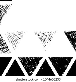 Black and white grunge stripe line vector background. Abstract halftone illustration background. Grunge grid background pattern
