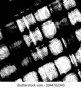 Black and white grunge stripe line vector background. Abstract halftone illustration background. Grunge grid background pattern
