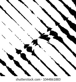 Black and white grunge stripe line vector background. Abstract halftone illustration background. Grunge grid background pattern

