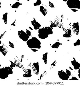Black and white grunge stripe line vector background. Abstract halftone illustration background. Grunge grid background pattern
