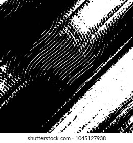 Black and white grunge stripe line vector background. Abstract halftone illustration background. Grunge grid background pattern
