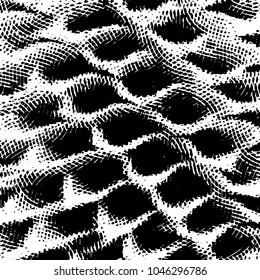 Black and white grunge stripe line vector background. Abstract halftone illustration background. Grunge grid background pattern
