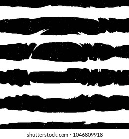 Black and white grunge stripe line vector background. Abstract halftone illustration background. Grunge grid background pattern

