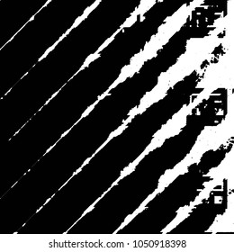Black and white grunge stripe line vector background. Abstract halftone illustration background. Grunge grid background pattern
