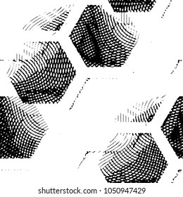 Black and white grunge stripe line vector background. Abstract halftone illustration background. Grunge grid background pattern
