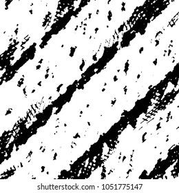 Black and white grunge stripe line vector background. Abstract halftone illustration background. Grunge grid background pattern
