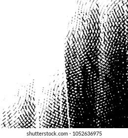 Black and white grunge stripe line vector background. Abstract halftone illustration background. Grunge grid background pattern
