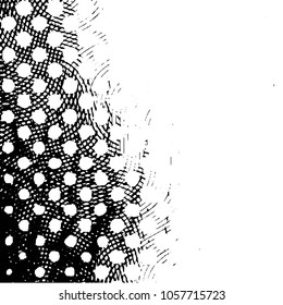 Black and white grunge stripe line vector background. Abstract halftone illustration background. Grunge grid background pattern

