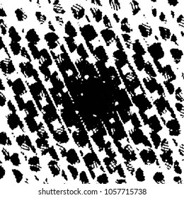 Black and white grunge stripe line vector background. Abstract halftone illustration background. Grunge grid background pattern
