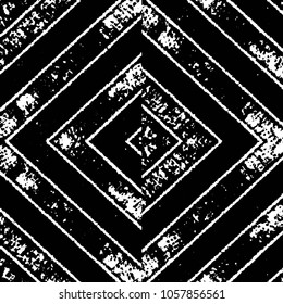 Black and white grunge stripe line vector background. Abstract halftone illustration background. Grunge grid background pattern
