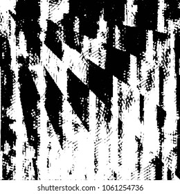 Black and white grunge stripe line vector background. Abstract halftone illustration background. Grunge grid background pattern
