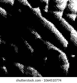 Black and white grunge stripe line vector background. Abstract halftone illustration background. Grunge grid background pattern

