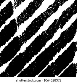 Black and white grunge stripe line vector background. Abstract halftone illustration background. Grunge grid background pattern
