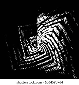 Black and white grunge stripe line vector background. Abstract halftone illustration background. Grunge grid background pattern
