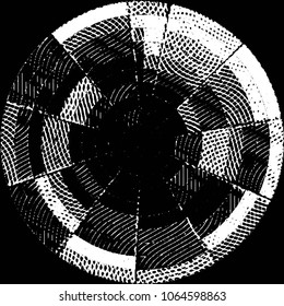 Black and white grunge stripe line vector background. Abstract halftone illustration background. Grunge grid background pattern
