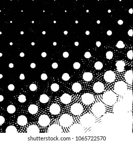 Black and white grunge stripe line vector background. Abstract halftone illustration background. Grunge grid background pattern
