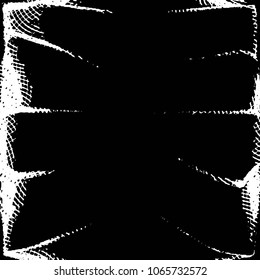 Black and white grunge stripe line vector background. Abstract halftone illustration background. Grunge grid background pattern
